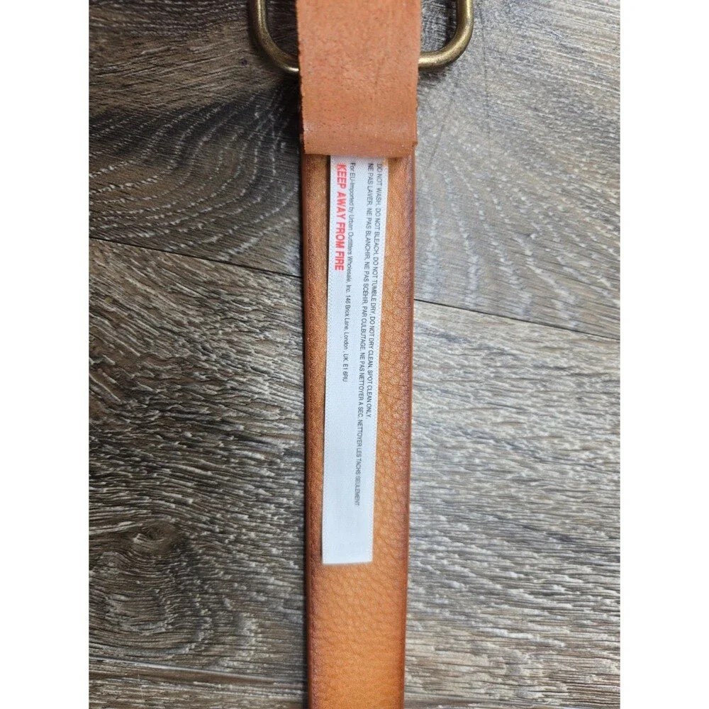 NEW - Free People Full Grain Cow Leather Hip Waist Belt Brown ALL Sizes S/M/L/XL